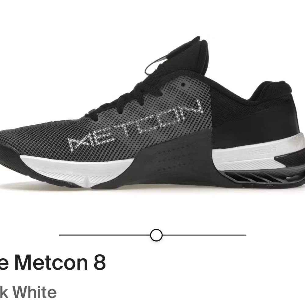 Nike Metcon 8 Black White Trainers - Picture 2 of 8
